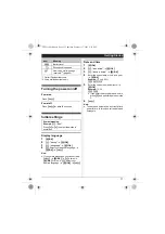 Предварительный просмотр 11 страницы Panasonic KX-TG1611AL Operating Instructions Manual