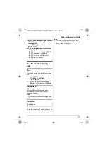 Предварительный просмотр 13 страницы Panasonic KX-TG1611AL Operating Instructions Manual