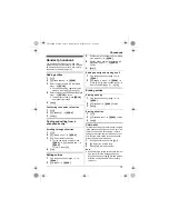 Предварительный просмотр 13 страницы Panasonic KX-TG1611BX Operating Instructions Manual