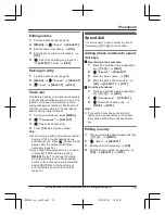 Preview for 15 page of Panasonic KX-TG163CSK Operating Instructions Manual