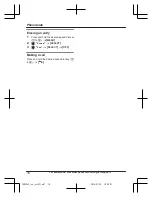 Preview for 16 page of Panasonic KX-TG163CSK Operating Instructions Manual