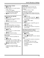 Предварительный просмотр 11 страницы Panasonic KX-TG1702NZ Operating Instructions Manual