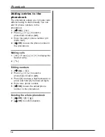 Предварительный просмотр 14 страницы Panasonic KX-TG1702NZ Operating Instructions Manual