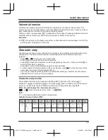 Preview for 23 page of Panasonic KX-TG1711BX Operating Instructions Manual