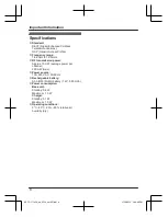 Preview for 8 page of Panasonic KX-TG1711SA Operating Instructions Manual