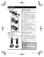 Preview for 10 page of Panasonic KX-TG1711SA Operating Instructions Manual