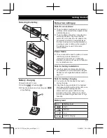 Предварительный просмотр 11 страницы Panasonic KX-TG1711TU Operating Instructions Manual