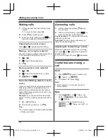 Предварительный просмотр 14 страницы Panasonic KX-TG1711TU Operating Instructions Manual