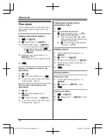 Предварительный просмотр 16 страницы Panasonic KX-TG1711TU Operating Instructions Manual