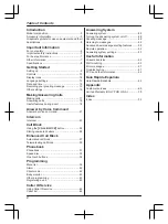 Preview for 2 page of Panasonic KX-TG173SK Operating Instructions Manual