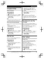 Preview for 15 page of Panasonic KX-TG173SK Operating Instructions Manual