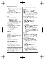 Предварительный просмотр 20 страницы Panasonic KX-TG173SK Operating Instructions Manual