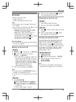 Предварительный просмотр 23 страницы Panasonic KX-TG173SK Operating Instructions Manual