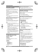 Preview for 48 page of Panasonic KX-TG173SK Operating Instructions Manual