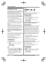 Preview for 54 page of Panasonic KX-TG173SK Operating Instructions Manual