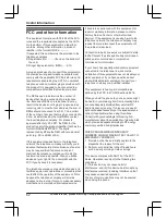 Preview for 62 page of Panasonic KX-TG173SK Operating Instructions Manual