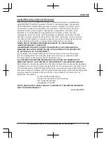 Preview for 71 page of Panasonic KX-TG173SK Operating Instructions Manual