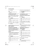 Preview for 22 page of Panasonic kx-tg1805al Operating Instructions Manual