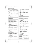 Preview for 26 page of Panasonic kx-tg1805al Operating Instructions Manual