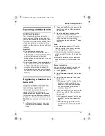 Preview for 31 page of Panasonic kx-tg1805al Operating Instructions Manual