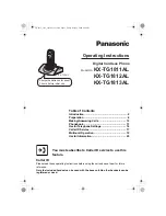 Panasonic KX-TG1811 Operating Instructions Manual preview