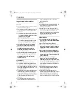 Preview for 4 page of Panasonic KX-TG1811 Operating Instructions Manual