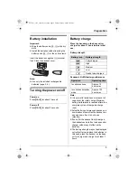 Preview for 9 page of Panasonic KX-TG1811 Operating Instructions Manual