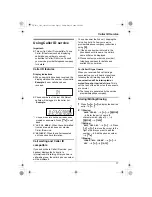 Preview for 17 page of Panasonic KX-TG1811 Operating Instructions Manual