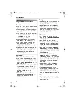 Предварительный просмотр 6 страницы Panasonic KX-TG1831AL Operating Instructions Manual