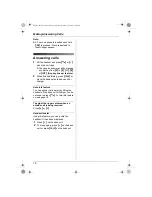 Предварительный просмотр 16 страницы Panasonic KX-TG1831AL Operating Instructions Manual