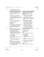 Предварительный просмотр 52 страницы Panasonic KX-TG1840AL Operating Instructions Manual