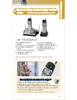 Preview for 13 page of Panasonic KX-TG1843ALS Brochure & Specs