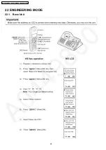 Предварительный просмотр 58 страницы Panasonic KX-TG1843ALS Service Manual