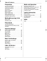 Preview for 4 page of Panasonic KX-TG1850NZ Operating Instructions Manual