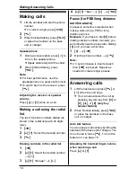 Предварительный просмотр 14 страницы Panasonic KX-TG1851NZ Operating Instructions Manual