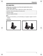 Предварительный просмотр 3 страницы Panasonic KX-TG1855 Operating Instructions Manual