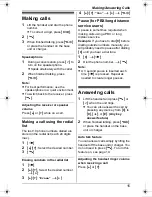 Предварительный просмотр 15 страницы Panasonic KX-TG1855 Operating Instructions Manual