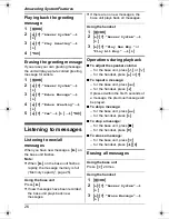 Предварительный просмотр 26 страницы Panasonic KX-TG1855 Operating Instructions Manual