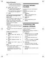 Предварительный просмотр 32 страницы Panasonic KX-TG1855 Operating Instructions Manual