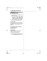 Preview for 16 page of Panasonic KX-TG1861AL Operating Instructions Manual