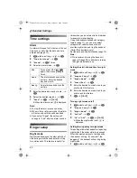 Preview for 22 page of Panasonic KX-TG1861AL Operating Instructions Manual