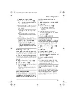 Preview for 35 page of Panasonic KX-TG1861AL Operating Instructions Manual