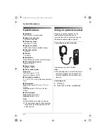 Предварительный просмотр 46 страницы Panasonic KX-TG1861AL Operating Instructions Manual