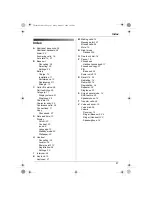 Предварительный просмотр 47 страницы Panasonic KX-TG1861AL Operating Instructions Manual