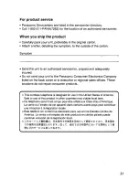 Preview for 31 page of Panasonic KX-TG200-B Operating Instructions Manual