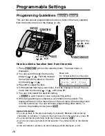 Preview for 18 page of Panasonic KX-TG2000B Operating Instructions Manual