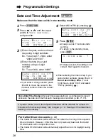 Preview for 20 page of Panasonic KX-TG2000B Operating Instructions Manual