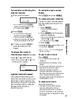 Preview for 29 page of Panasonic KX-TG2000B Operating Instructions Manual