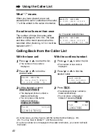 Preview for 42 page of Panasonic KX-TG2000B Operating Instructions Manual