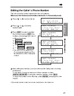 Preview for 43 page of Panasonic KX-TG2000B Operating Instructions Manual